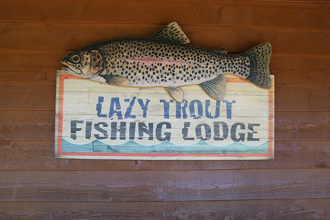 Fishing Lodge Sign 